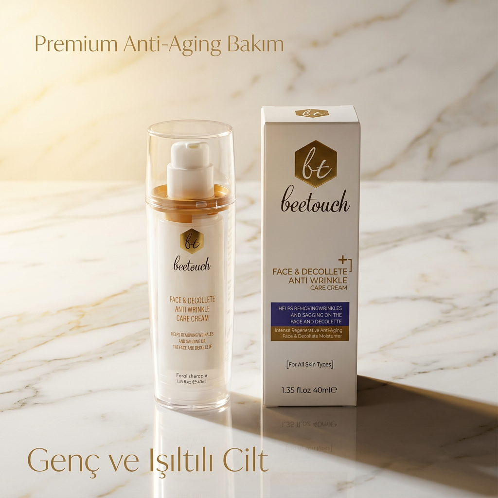 BeeTouch Arı Zehri İçeren Kırışıklık Karşıtı Yüz ve Dekolte Bakım Kremi 40 ml