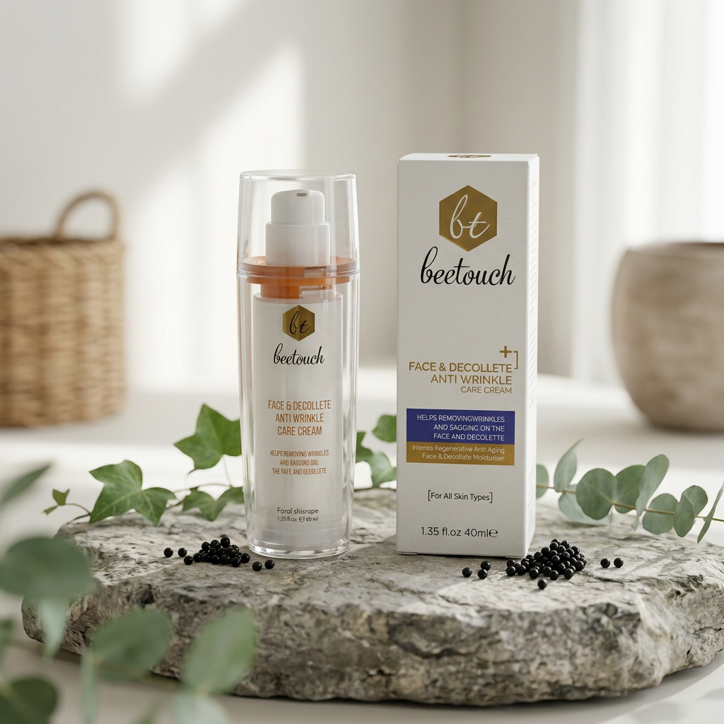 BeeTouch Arı Zehri İçeren Kırışıklık Karşıtı Yüz ve Dekolte Bakım Kremi 40 ml
