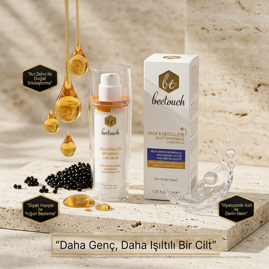 BeeTouch Arı Zehri İçeren Kırışıklık Karşıtı Yüz ve Dekolte Bakım Kremi 40 ml
