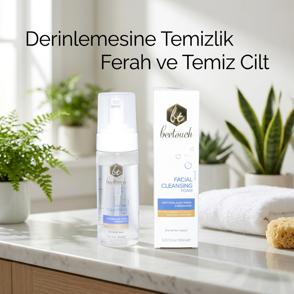 BeeTouch Nemlendirici Yüz Temizleme Köpüğü 150 ml