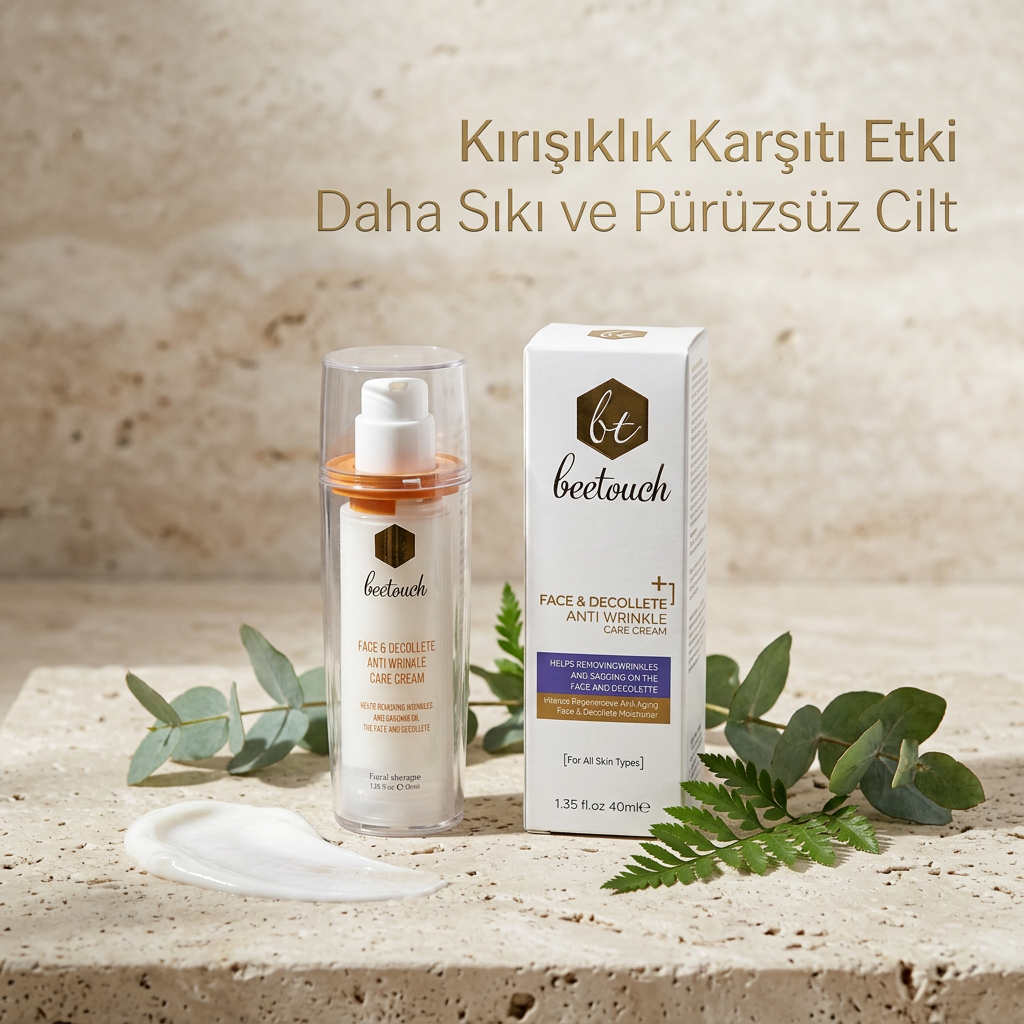 BeeTouch Arı Zehri İçeren Kırışıklık Karşıtı Yüz ve Dekolte Bakım Kremi 40 ml
