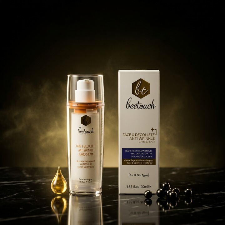 BeeTouch Arı Zehri İçeren Kırışıklık Karşıtı Yüz ve Dekolte Bakım Kremi 40 ml